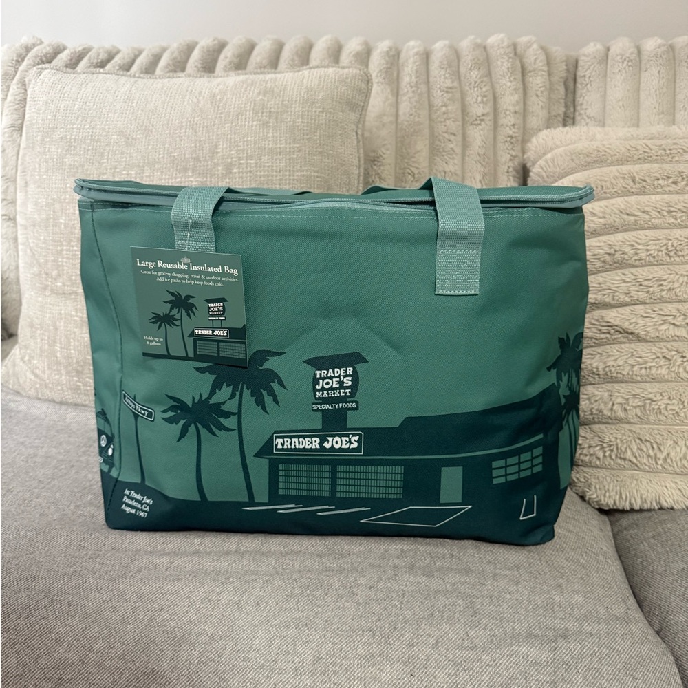 Trader Joe's Green Insulated Tote